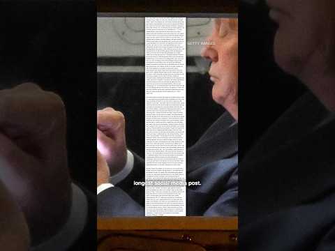Trump rants in 1,323-word post about Maher. It's his longest ever