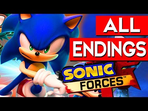 SONIC FORCES ENDING - All Endings Final Boss + SECRET Ending