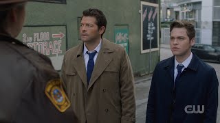 Supernatural 15x15 - Castiel and Jack as FBI agents!