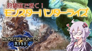 【MHRise】狩猟笛で逝く！1乙したら即終了のモンハンライズ #15【VOICEROID実況】