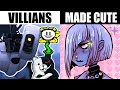 DRAWING GAME VILLAINS AS CUTE GIRLS GUYS Portal Undertale Danganronpa Minecraft