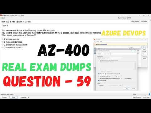 Q 059 AZ 400 DevOps Real Exam Question and answer, Dumps   CertStudyPro