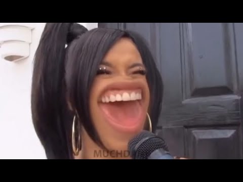 Funny moment of cardi B forgetting her name #cardib #funnymoments #meme