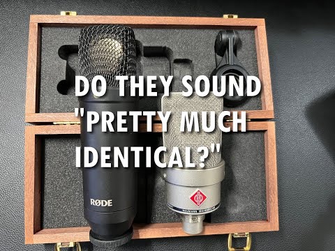 Neumann TLM 103 VS RODE NT1 microphone shootout - Do they sound 'pretty much identical' to you?
