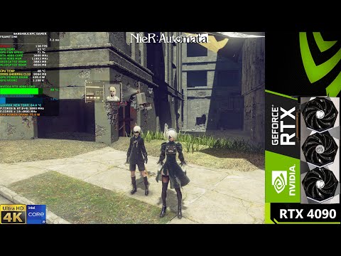 NieR Automata High Settings 4K | RTX 4090 | i9 13900K 5.8GHz