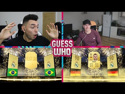 WE PACK 2 INSANE REAL MADRID WALKOUTS 🔥 GUESS WHO FIFA vs REEV!!