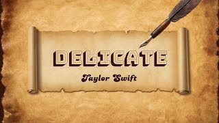 Download lagu Taylor Swift - Delicate (Lyrics) -  Music Lyrical Video mp3