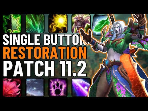 One Button Restoration Druid Guide | Single-Button Healer in WoW Patch 11.2