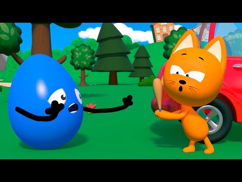Bad Eggs - New Meow Kitty`s games - Learning Colors Video and Best Nursery Games for Toddlers