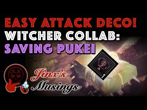 Easy Attack Deco from Witcher 3 MHW Collab! JM: Saving Pukei