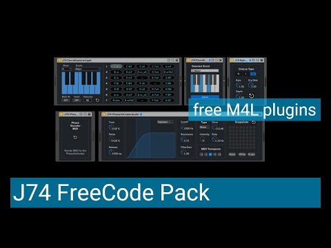 J74 FreeCode Pack - A free pack of MIDI and Audio tools for Ableton Live