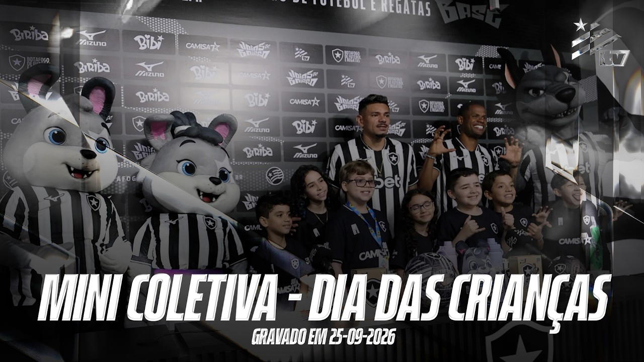 VÍDEO: Tiquinho Soares e Júnior Santos participam de mini coletiva especial para Dia das Crianças