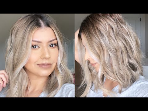 HOW I STYLE MY LOB - QUICK AND EASY!