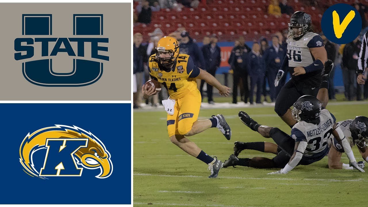 Utah State vs Kent State Highlights | 2019 Frisco Bowl | College Football Highlights