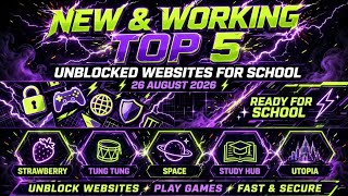 New Mystery Unblocker Websites Links - Unblocked Websites For School Chromebook 2026 new
