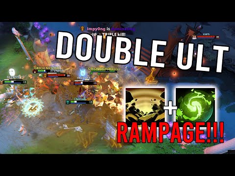 RAMPAGE with SAND KING | REFRESHER ORB IS THE KEY | 7.29d RAMPAGE GAMEPLAY
