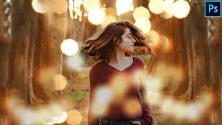 How to Create a Bokeh Light Effect - Photoshop Tutorial