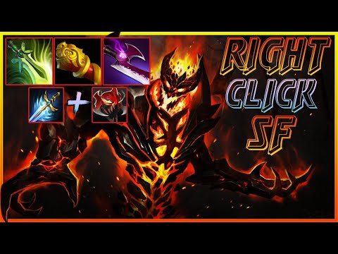 Shadow Fiend New META Crazy Attack Speed Build + Right Click Damage Dota 2