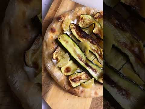 Gourmet Burrata Pizza with Grilled Zucchini