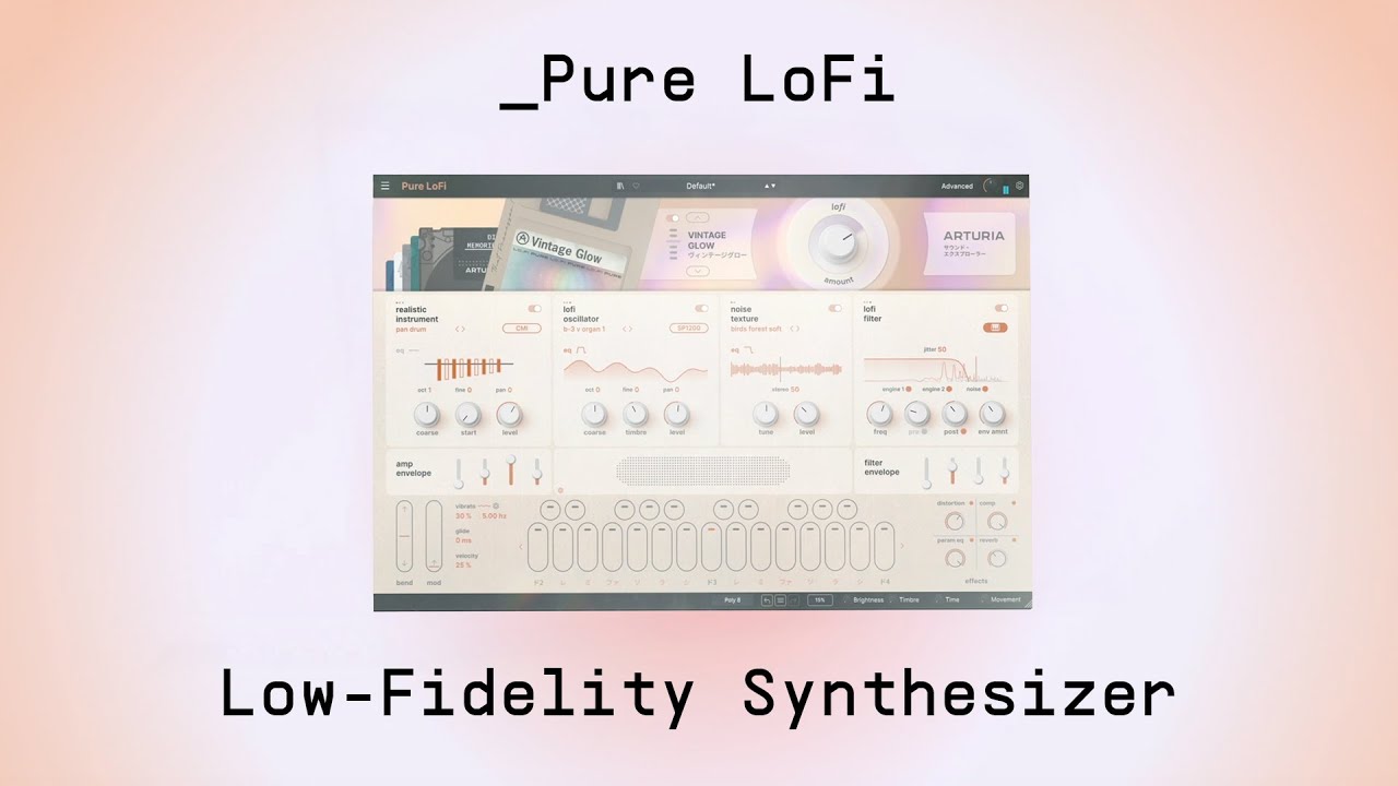 Pure LoFi | Low-Fidelity Synthesizer | ARTURIA