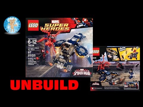 Vidéo LEGO Marvel 76036 :  L'attaque aérienne de Carnage contre le SHIELD