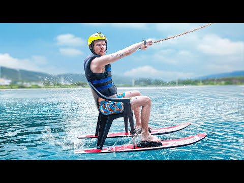 Wasserski mit DUMMEN Gegenständen - ist es möglich?