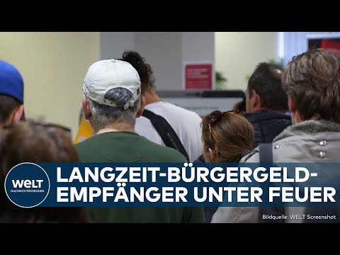 Video Thumbnail: DEUTSCHLAND: Mehrheit der Langzeit-Bürgergeldempfänger sucht keinen Job