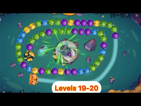 Viola’s Quest :Marble Shoot adventure game levels 19-20 fast game #zuma #puzzlegame #surprises