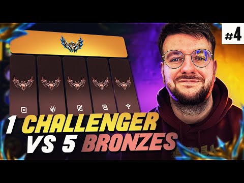 CHALLENGER QIYANA VS 5 BRONZES ! GAME 3/3 (Ft Mat)