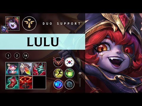 Lulu Support vs Senna - KR Grandmaster Patch 25.23