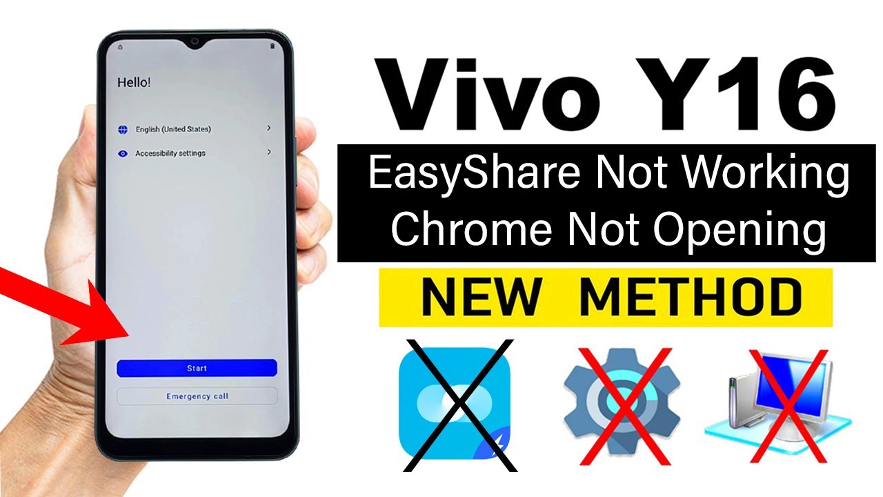 Vivo Y16 - FRP BYPASS | EasyShare App Not Working (New Method Without Pc)