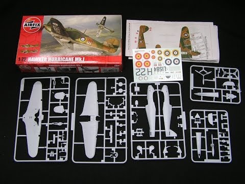 Airfix 1/72 Hawker Hurricane Mk.I unboxing