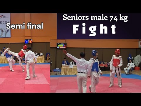 NTA league Male 74 kg semifinal match / National taekwondo academy nepal/ Dinesh Tamang/#taekwondo