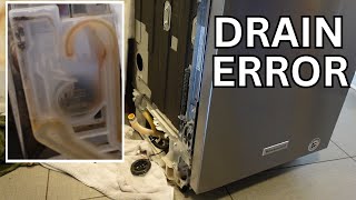 Dishwasher Drain Error - Kitchenaid, Maytag, Whirlpool