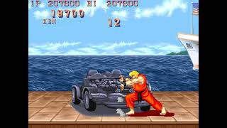 Street Fighter II: The World Warrior (Arcade World 910522 version) Ken Run 🎮🔥🥋