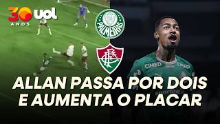 PALMEIRAS AMPLIA! ALLAN PASSA POR DOIS DO FLUMINENSE, CONTA COM DESVIO E MARCA