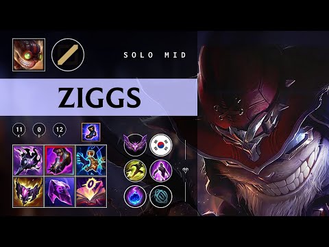 Ziggs Mid vs Anivia - KR Master Patch 26.01
