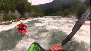 preview picture of video 'Fiume Noce Malè-Ponte Stori kayak'