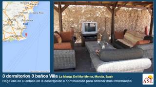 preview picture of video '3 dormitorios 3 baños Villa se Vende en La Manga Del Mar Menor, Murcia, Spain'