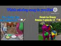 Barney The Raindrops Song Season 5 Sweet As Honey Vs It S A Rainy Day