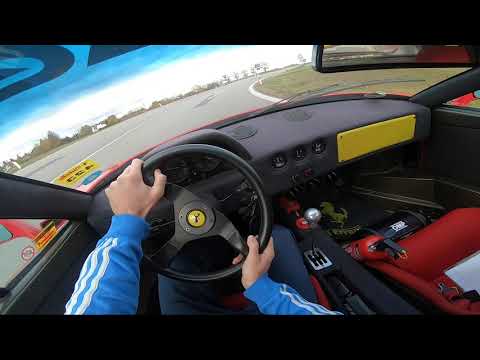 Ferrari F40 Straight Pipe Tubi LM Exhaust Autobahn POV + Tunnel Sound