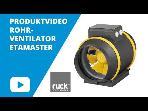 Ruck® Inline-Rohrventilator Etamaster 270m³/h Durchmesser 150 mm