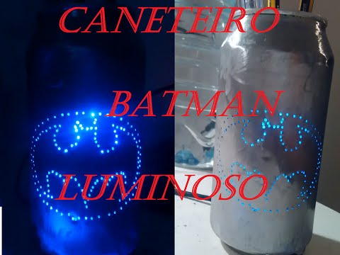 porta-canetas Batman/porta canetas luminoso usb/ Penhold Batman bright usb