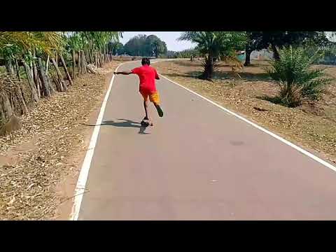 Skateboarding in Indian Village Road।
