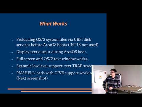 Booting ArcaOS on UEFI hardware (demonstration)