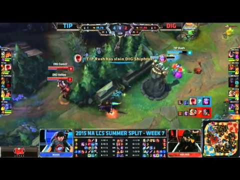Team Impulse vs Dignitas (TiP vs DIG) - W7D1 NA LCS Summer 2015 - League of Legends
