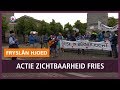 REPO: Friese 'bewegers' voeren actie in Den Haag voor zichtbaarheid Fries
