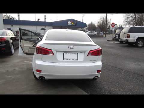 2012 Lexus IS250, Starfire Pearl White - STOCK# 169586 - Walk around