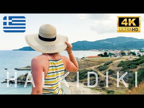 HALKIDIKI 4K - Gorgeous Greece Peninsula with Exotic Beaches - Relaxing  High Quality Drone Footage