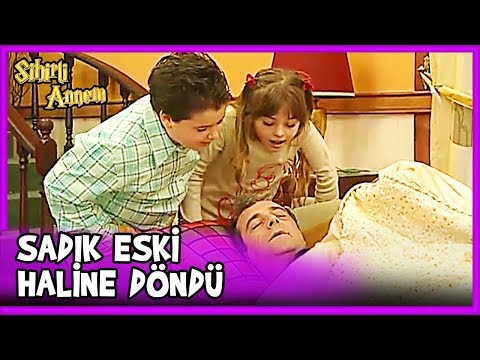 Sadık, İyi ve Şapşal Haline Geri Döndü - Sihirli Annem 9.Bölüm
